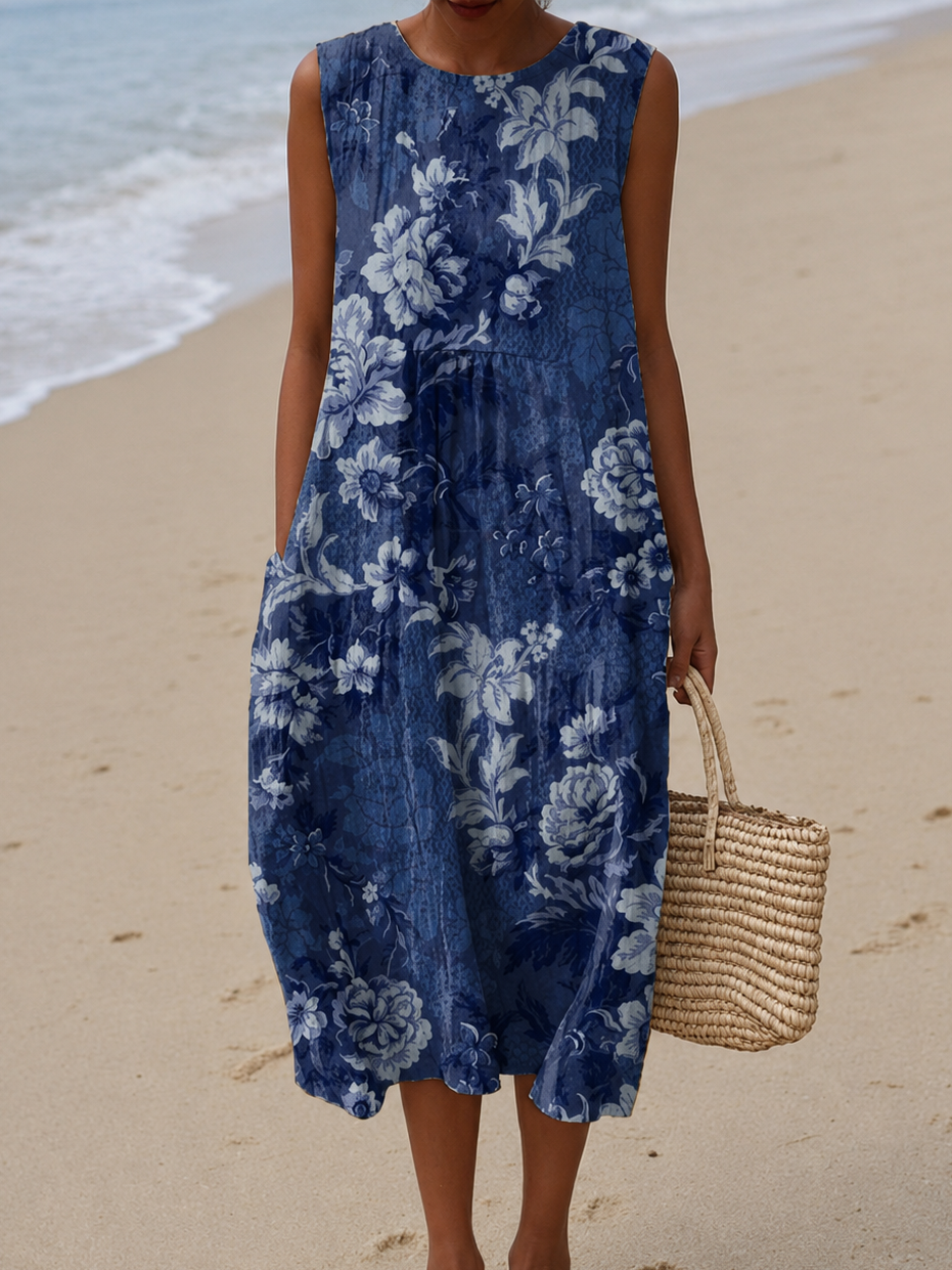 Robe d'Été Sans Manches