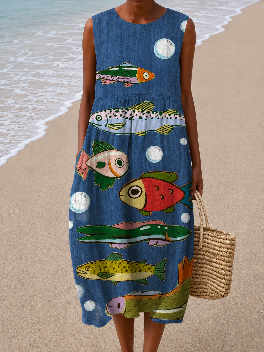 Robe d'Été Sans Manches