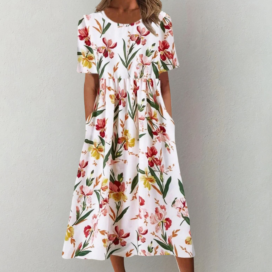 Gwen - Robe Midi Élégante