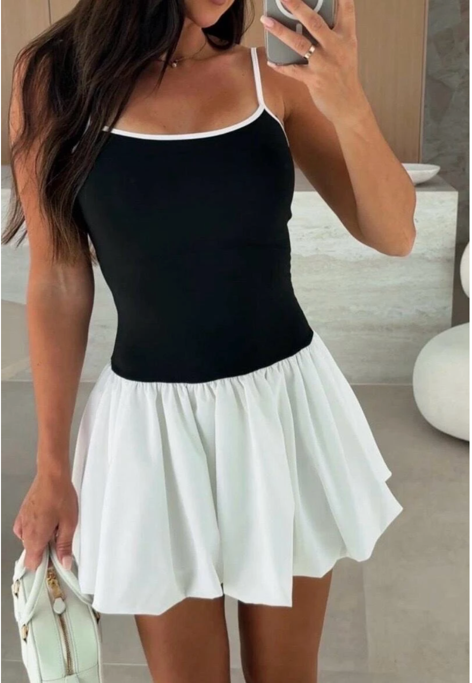 Black and White Dress