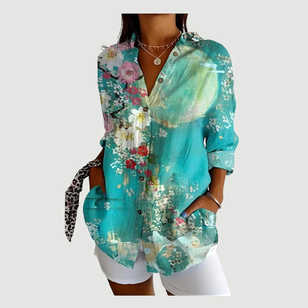 Ella - Blouse Colorée et Confortable