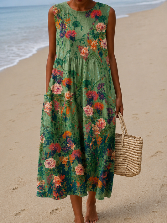 Robe d'Été Sans Manches