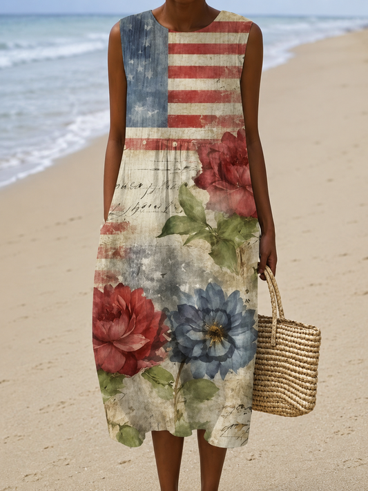 Robe d'Été Sans Manches