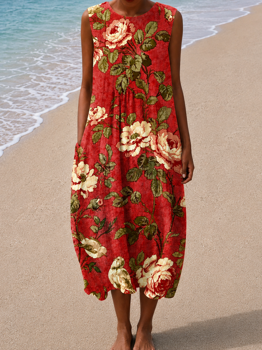 Robe d'Été Sans Manches