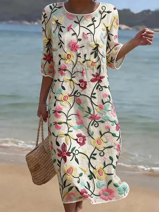 Rebecca - Élégante Robe Florale