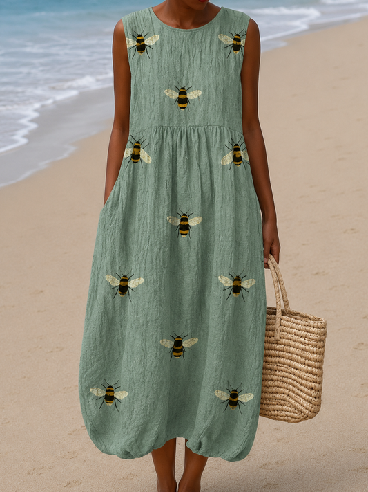 Robe d'Été Sans Manches