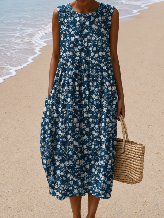 Robe d'Été Sans Manches