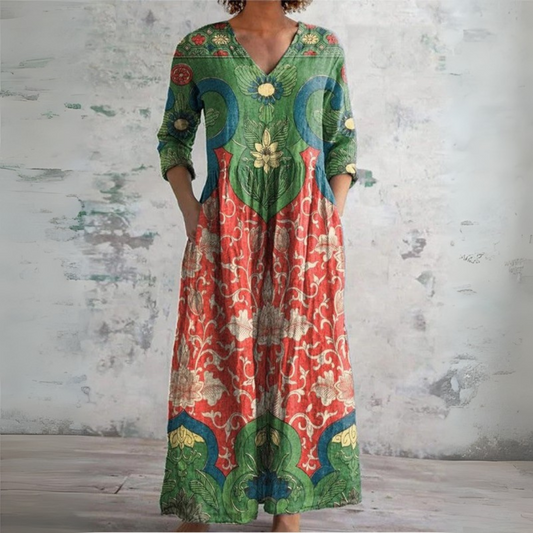 Zoe | Robe fluide fleurie élégante