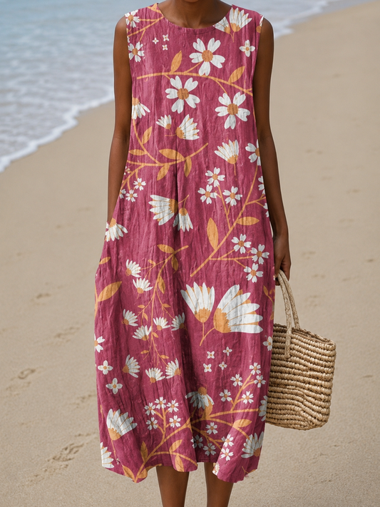 Robe d'Été Sans Manches