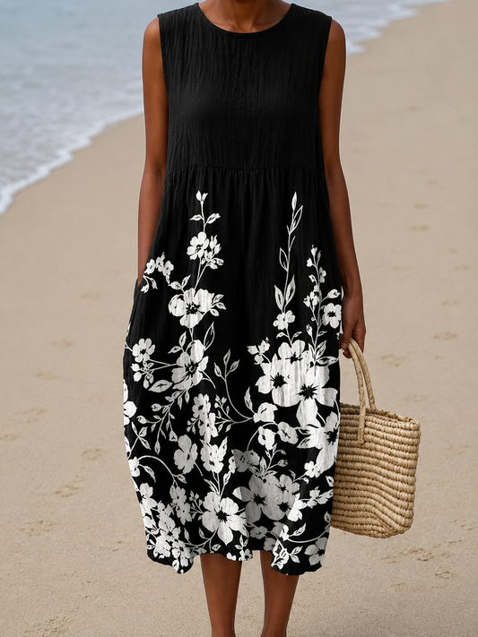 Robe d'Été Sans Manches