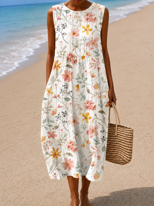 Donna - Robe sans manches décontractée pour femme