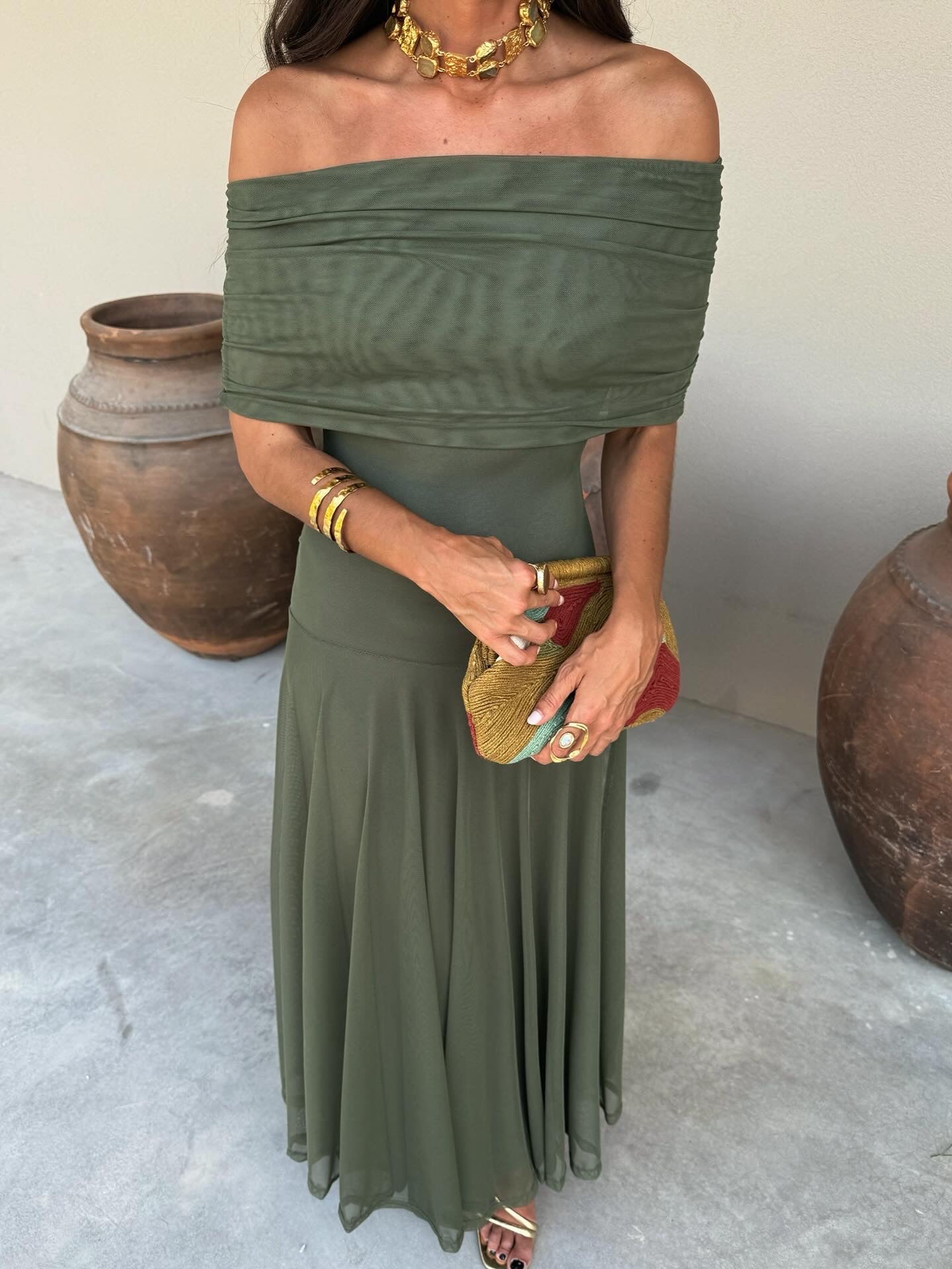 Robe Élégante Simba en Tulle de Soie - Maison evora
