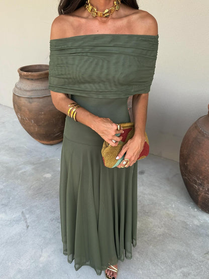 Robe Élégante Simba en Tulle de Soie - Maison evora