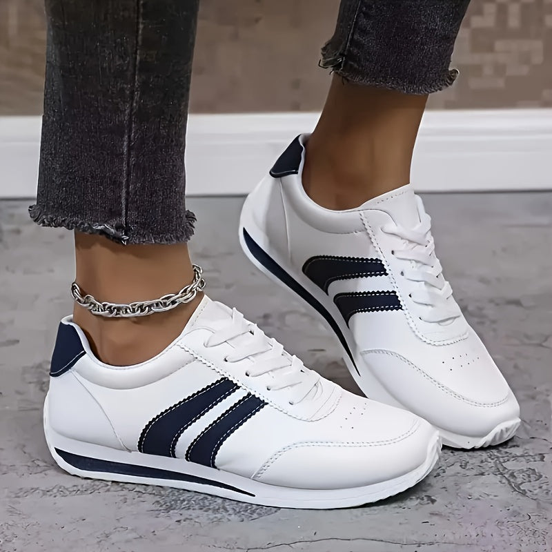 Lucienne™ — Sneakers blanches sportives élégantes confortables