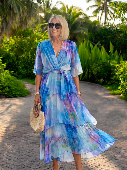 Casar – Robe en georgette élégante
