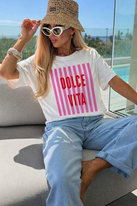 Imprimé Dolce Vita T-shirt