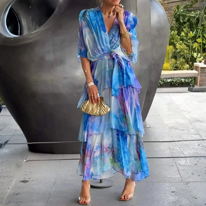 Casar – Robe en georgette élégante