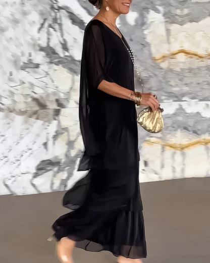 Lara – Élégante robe longue et fluide