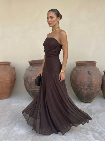 Robe Élégante Simba en Tulle de Soie - Maison evora