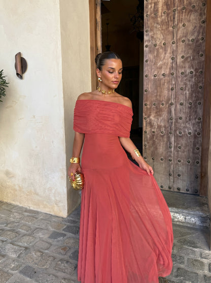 Robe Élégante Simba en Tulle de Soie - Maison evora