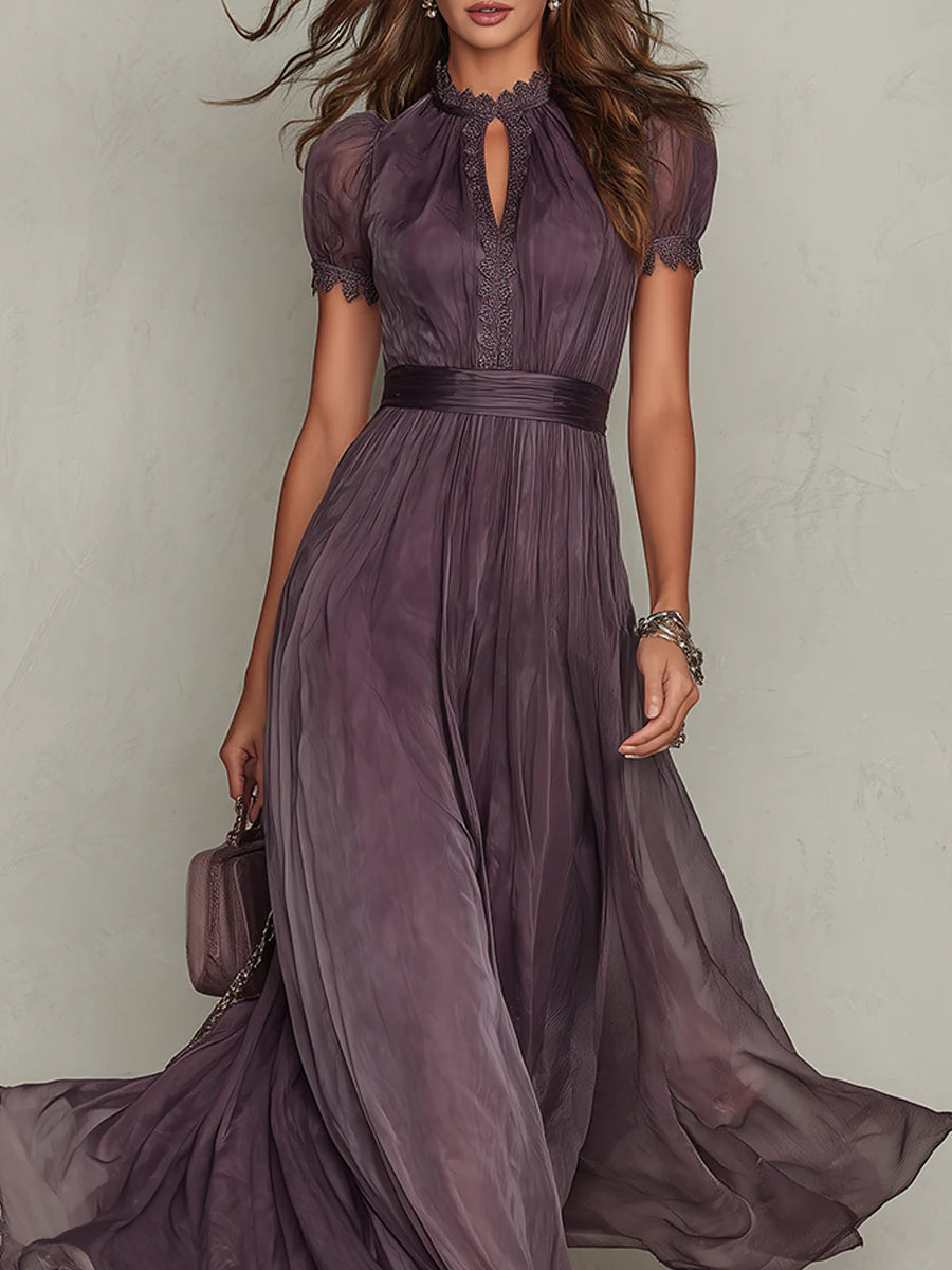Robe Longue Flavia en Tissu Luxueux - Élégance Inégalée chez Maison EVORA