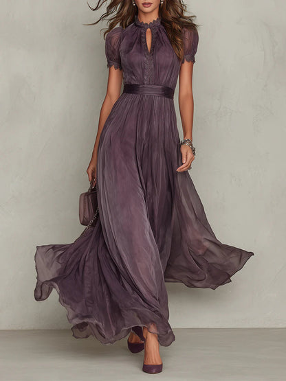 Robe Longue Flavia en Tissu Luxueux - Élégance Inégalée chez Maison EVORA