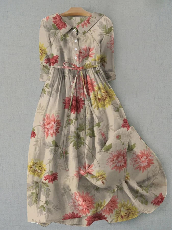 Zinnia – Robe évasée élégante