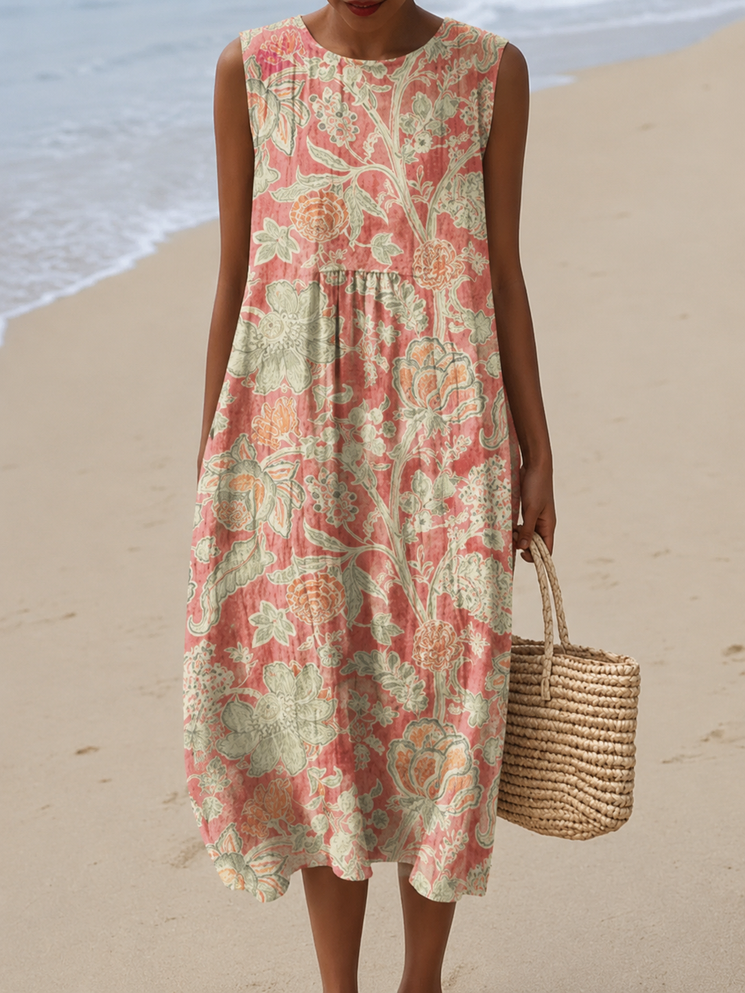 Robe d'Été Sans Manches