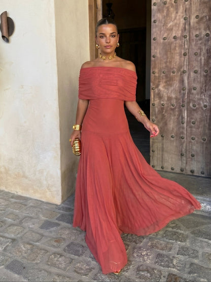 Robe Élégante Simba en Tulle de Soie - Maison evora