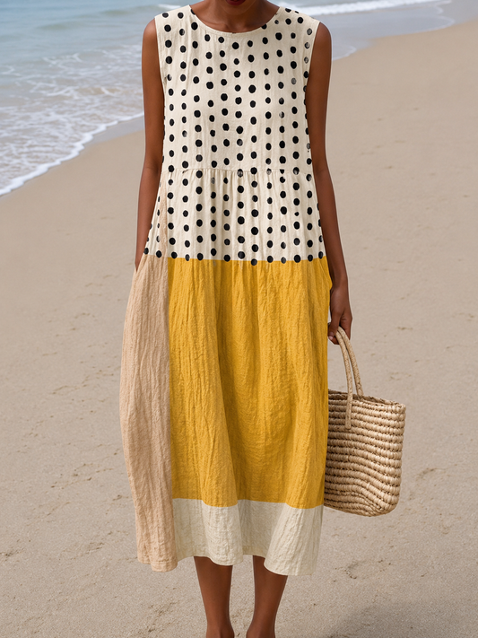 Robe d'Été Sans Manches