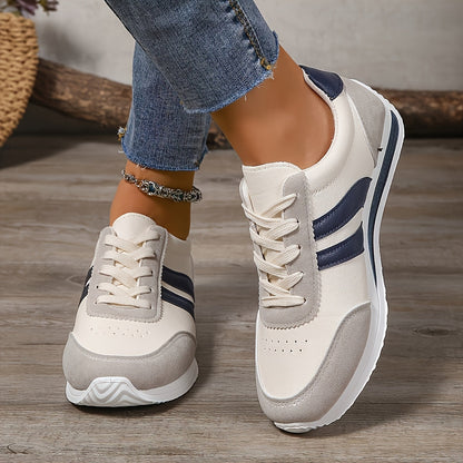 Lucienne™ — Sneakers blanches sportives élégantes confortables