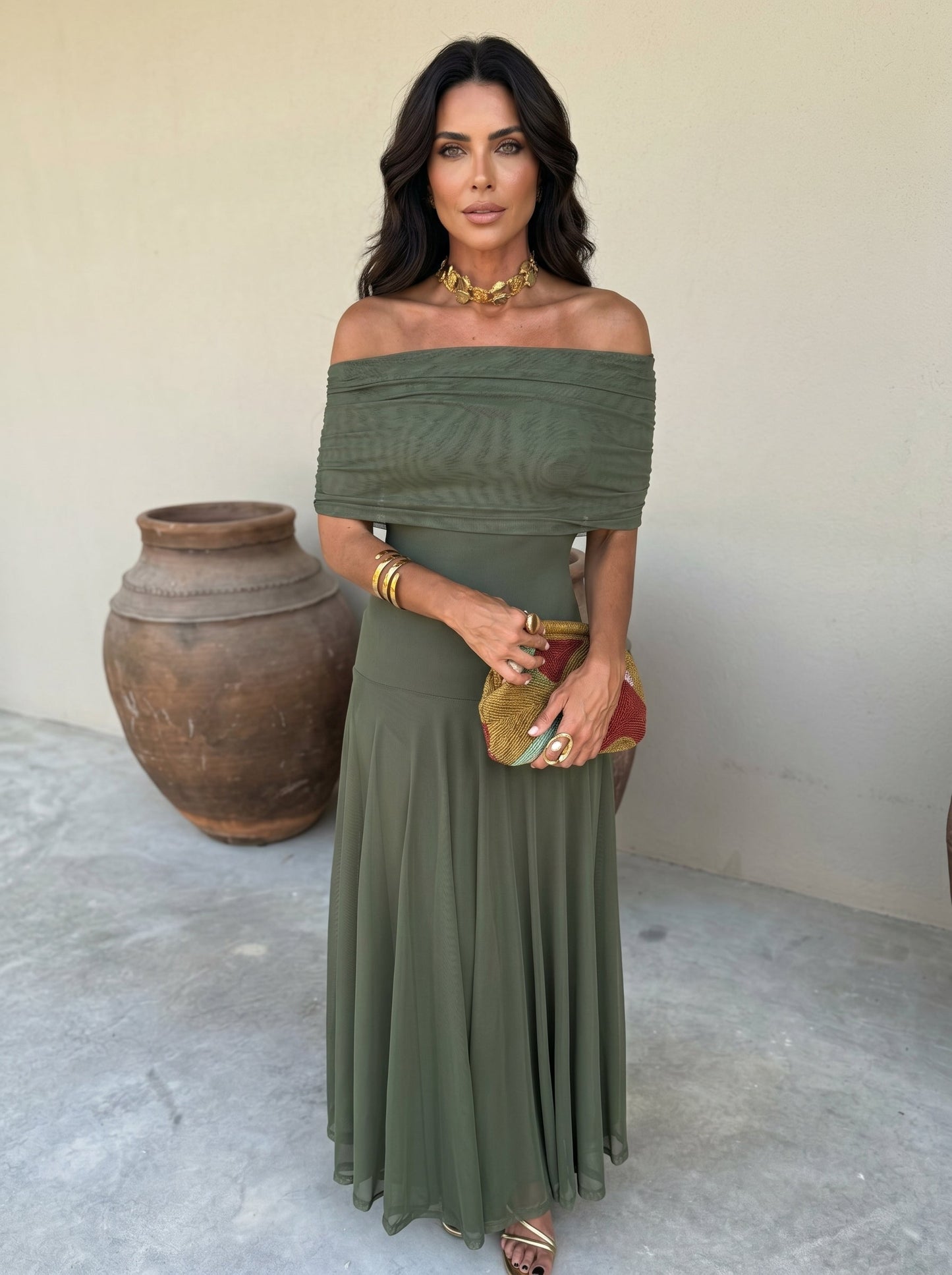 Robe Élégante Simba en Tulle de Soie - Maison evora
