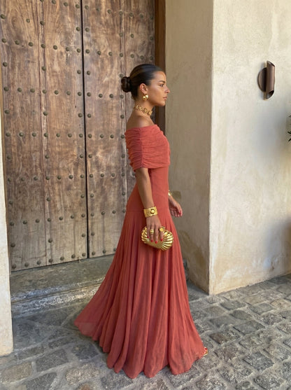 Robe Élégante Simba en Tulle de Soie - Maison evora